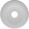 Ekena Millwork Berkshire Thermoformed PVC Ceiling Medallion (Fits Canopies up to 7"), 16"OD x 3 1/2"ID x 1"P CMP16BE - alternate 2